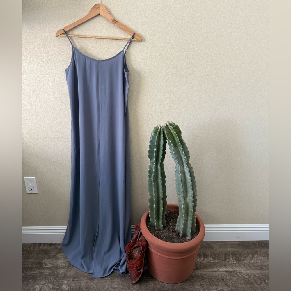 Leith Slate Blue Maxi Dress